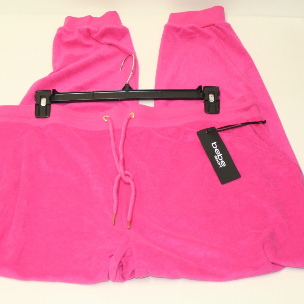 Bebe Sport Track Pants NEW! Pink 3X